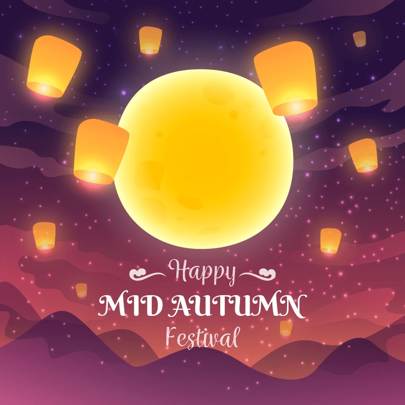 Disposizione festiva per la festa di metà autunno